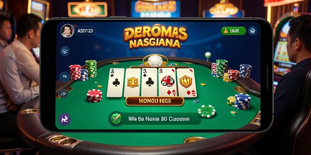 Tampilan menakjubkan dari gameplay Kasino yang mendebarkan