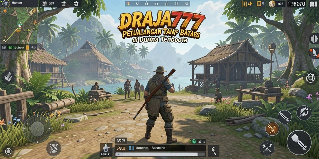 Tampilan gameplay Open World DRAJA777 yang memukau dan interaktif.