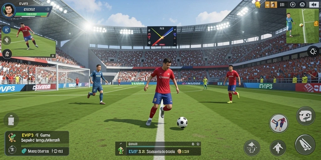Tampilan menarik dari gameplay dalam EVIP3 yang penuh aksi.