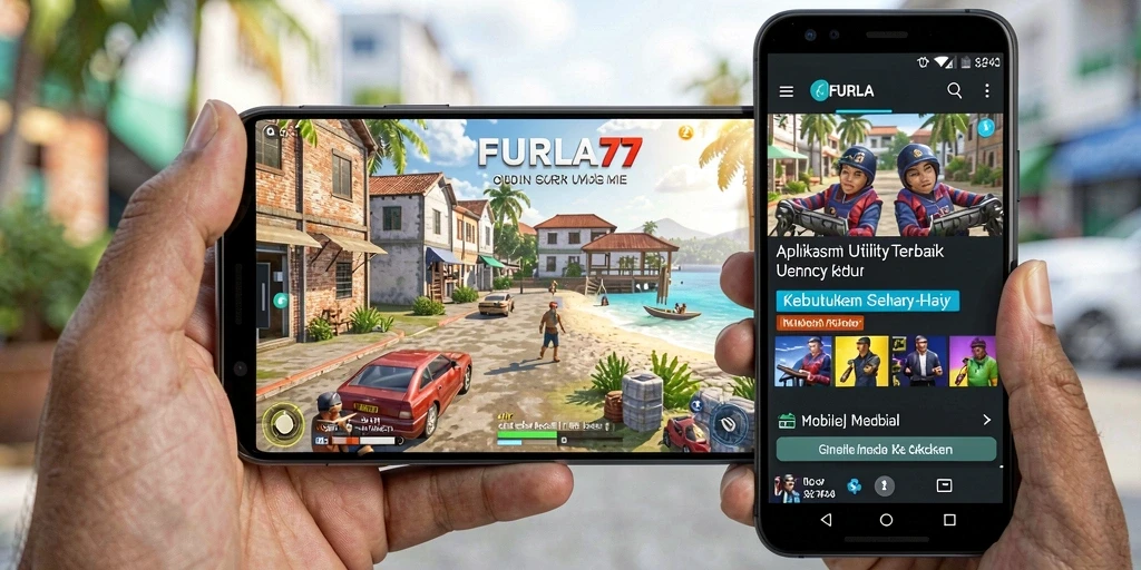 Tampilan aplikasi FURLA77 yang intuitif dan menarik.