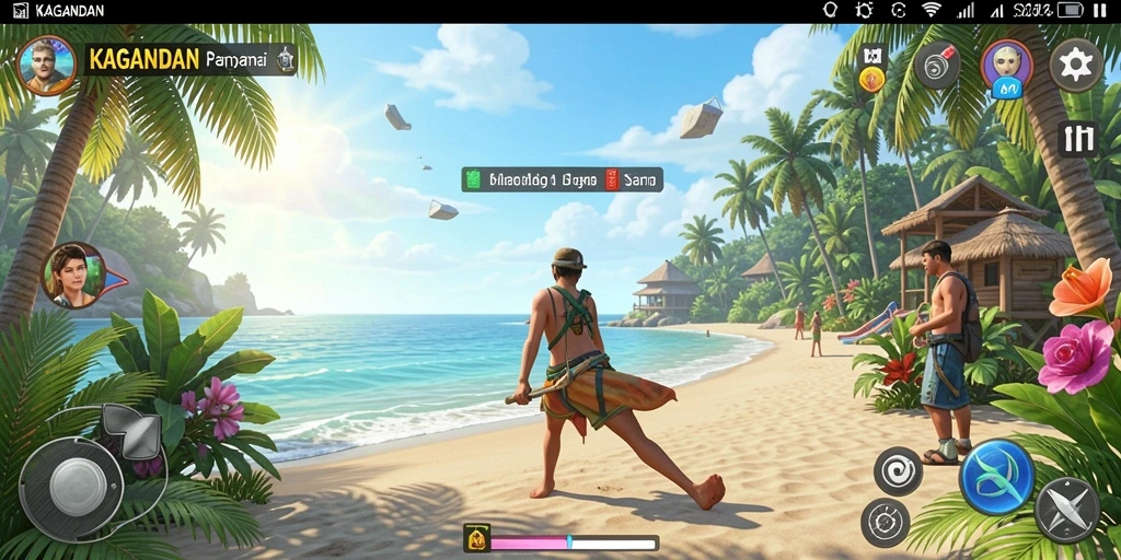 Screenshot gameplay KAGANDAN yang menarik dan penuh warna.