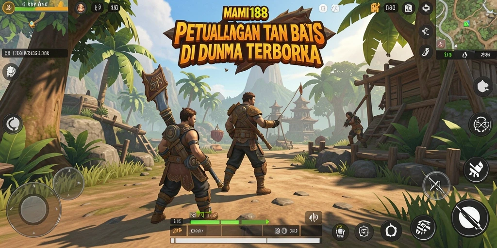 Tampilan menarik dari gameplay MAMI188 di dunia terbuka.