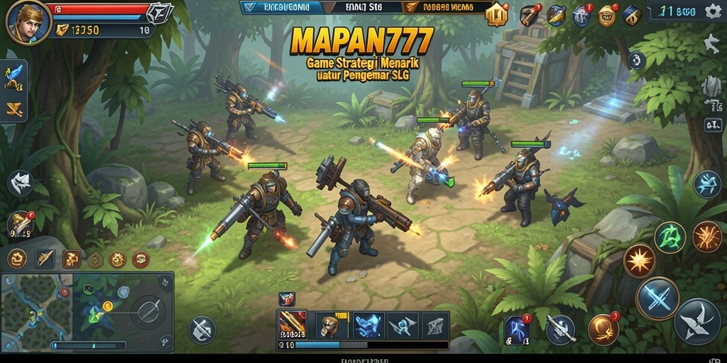 Tampilan gameplay menarik dari MAPAN777 dengan strategi SLG yang mendebarkan.
