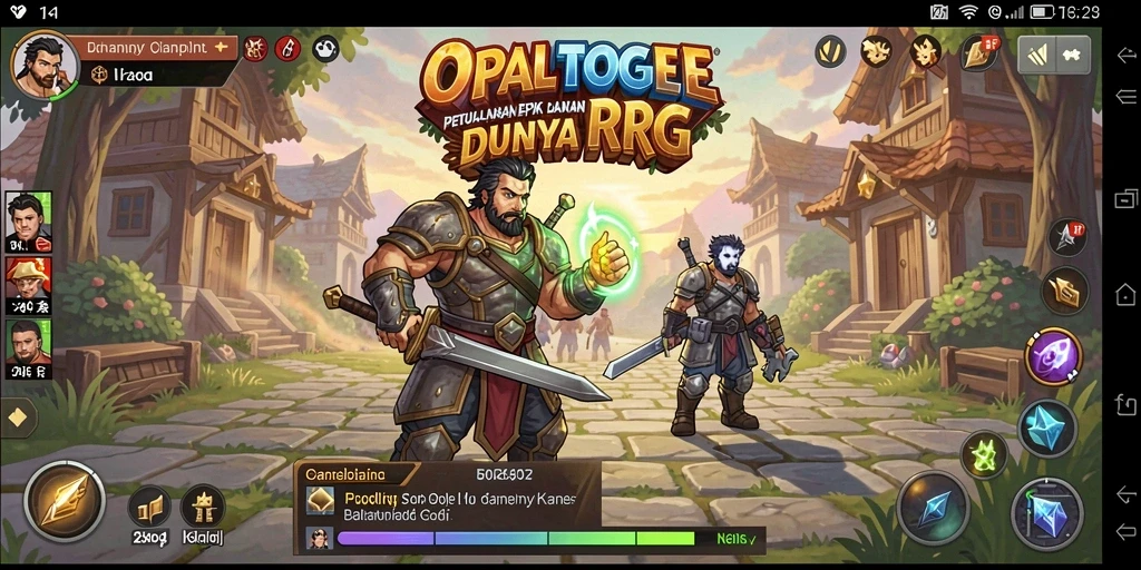 Tampilan gameplay menarik dari OPALTOGEL yang penuh petualangan.
