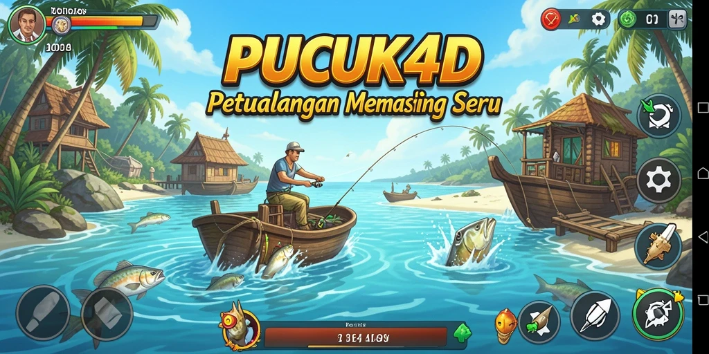 Gameplay seru dalam PUCUK4D dengan aksi memancing yang mendebarkan.