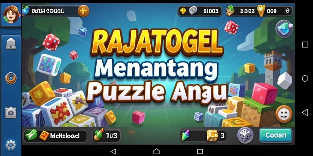 Tampilan gameplay seru puzzle RAJATOGEL yang menantang.