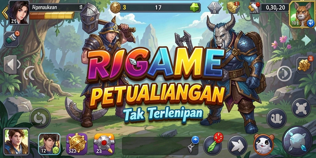 Tampilan gameplay RPGAME yang menarik dan imersif.