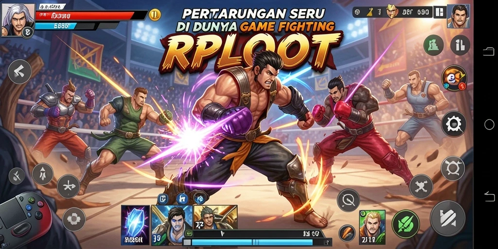 Tampilan gameplay RPLOOT yang intens dan seru.