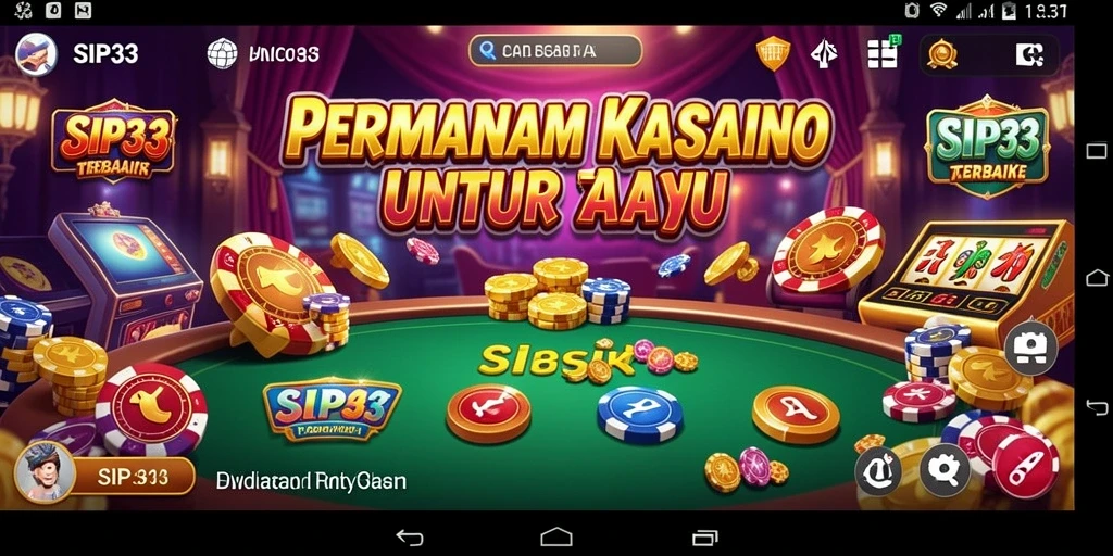 Tampilan gameplay SIP33 yang menarik dan mendebarkan.