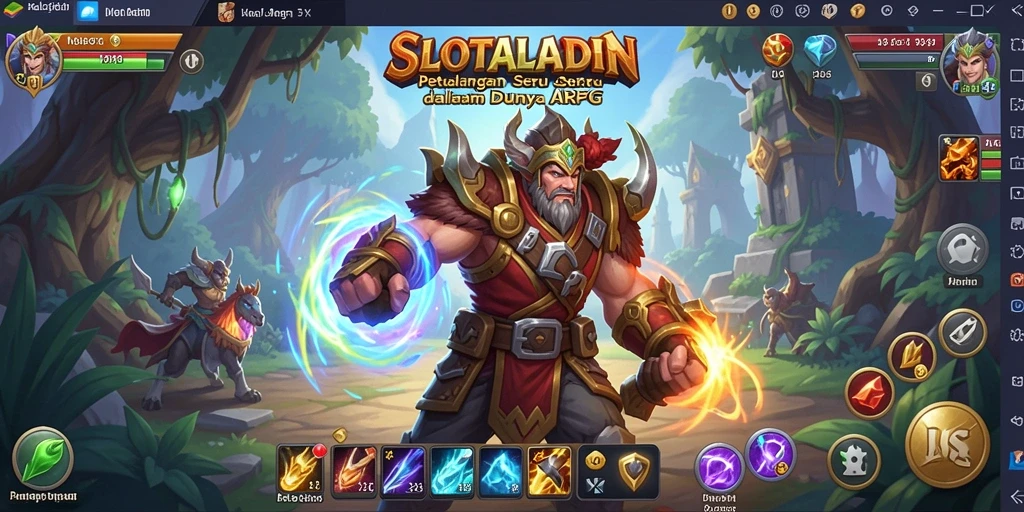 Screenshot gameplay menampilkan aksi seru di SLOTALADIN.