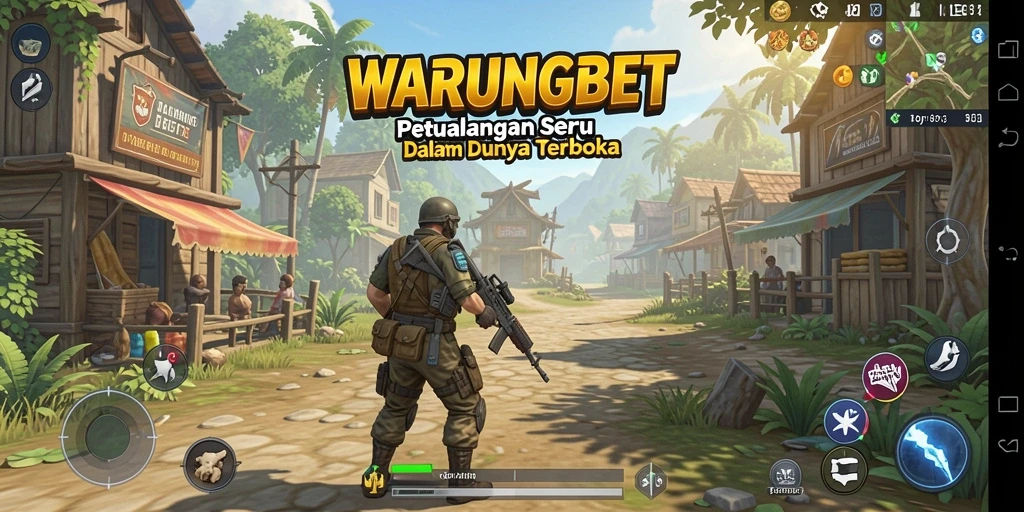 Tampilan gameplay yang menakjubkan dalam dunia Open World WARUNGBET.